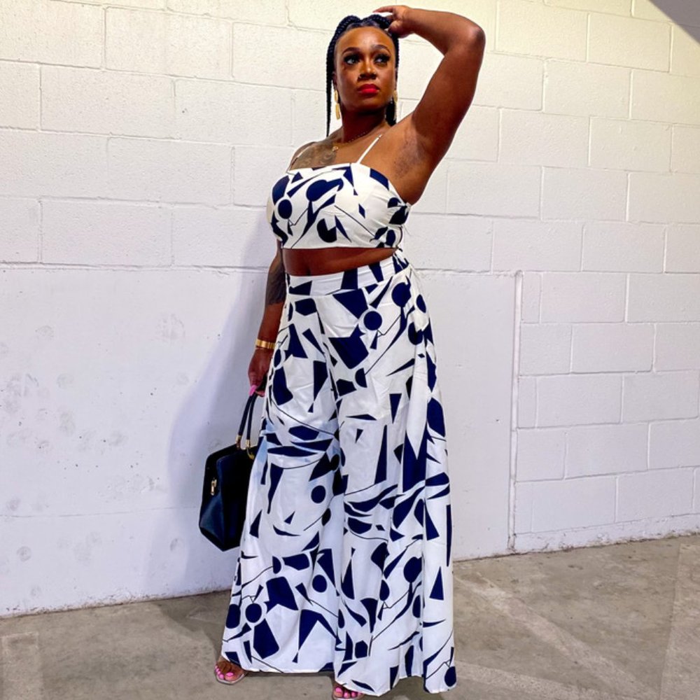 PLUS SIZE - I Wanna Be Down 2PC Set [BRAND NEW]